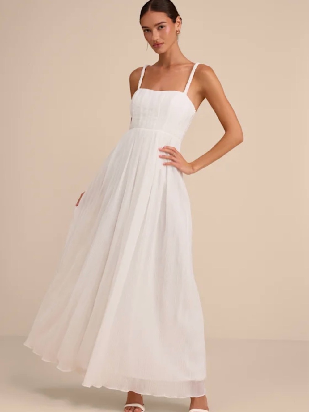 Lulus White Maxi Dress